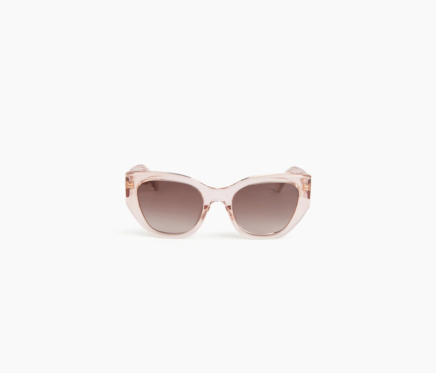 WAVES BUTTERFLY SHINY TRANSPARENT SUNGLASSES