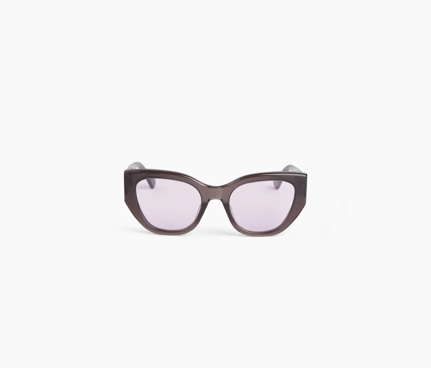 WAVES BUTTERFLY SHINY TRANSPARENT SUNGLASSES
