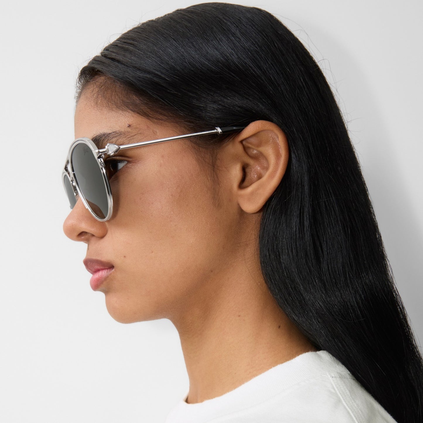 Shield aviator sunglasses