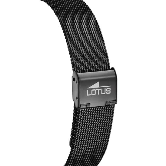 LOTUS MEN'S BLACK SMART CASUAL STAINLESS STEEL WATCH BRACELET 18736/2