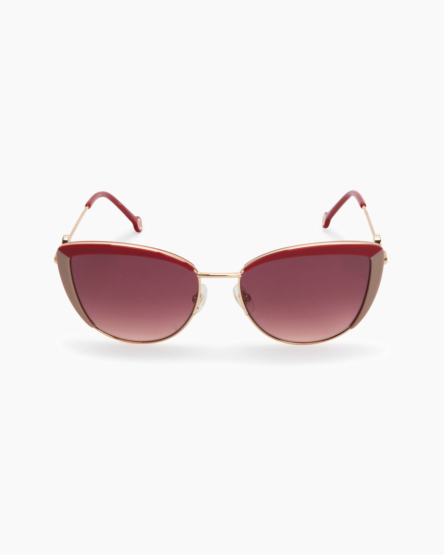 Colorblock Cat Eye Sunglasses