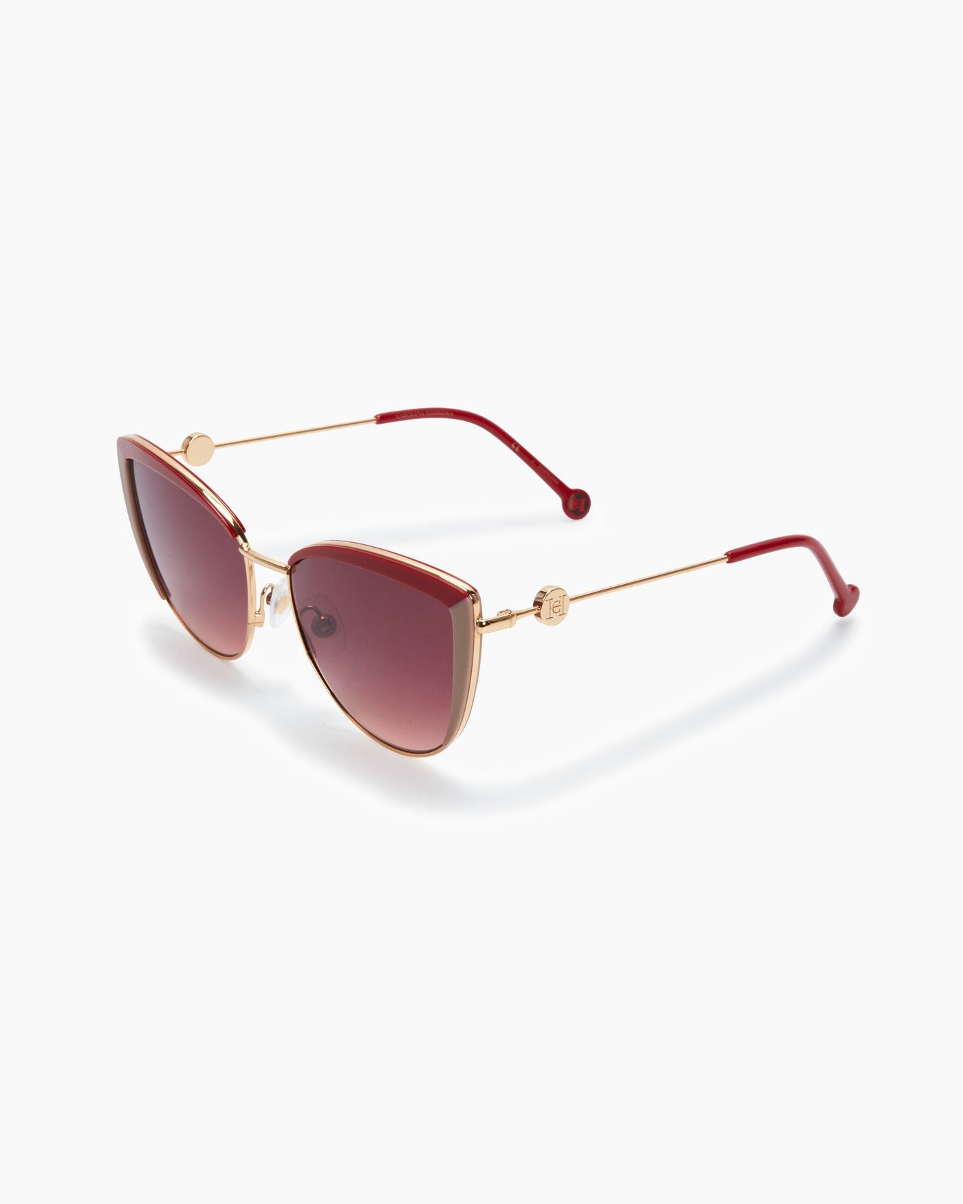 Colorblock Cat Eye Sunglasses