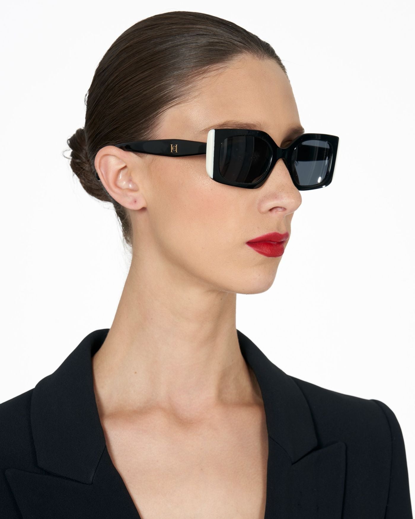 Square Sunglasses With Contrast Edge