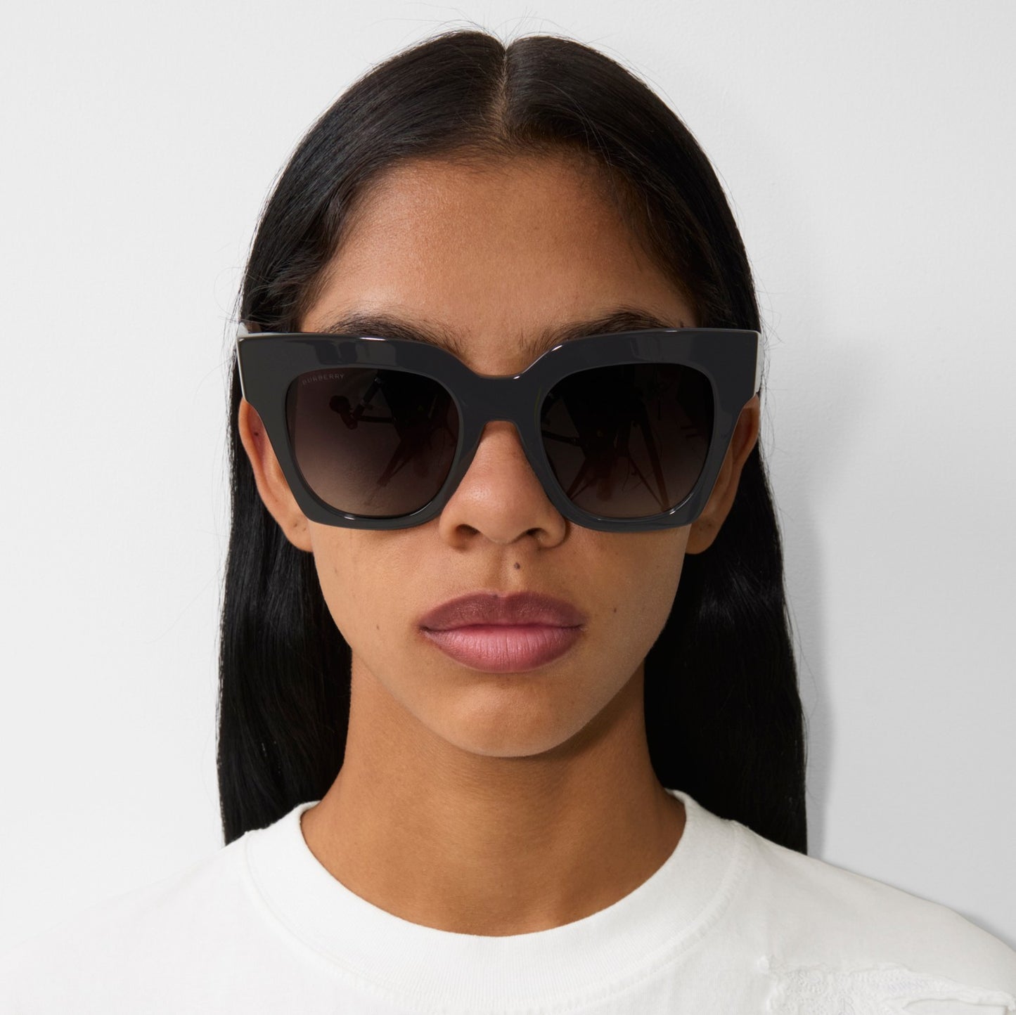 Check square sunglasses