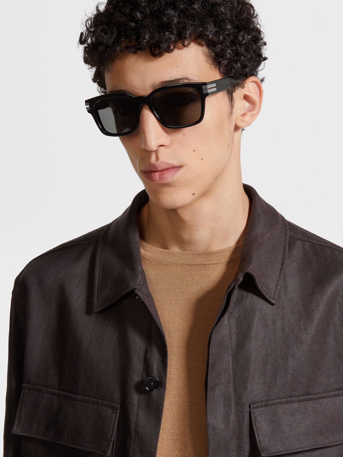 BLACK ACETATE SUNGLASSES