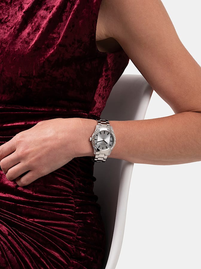 Crystal analogue watch