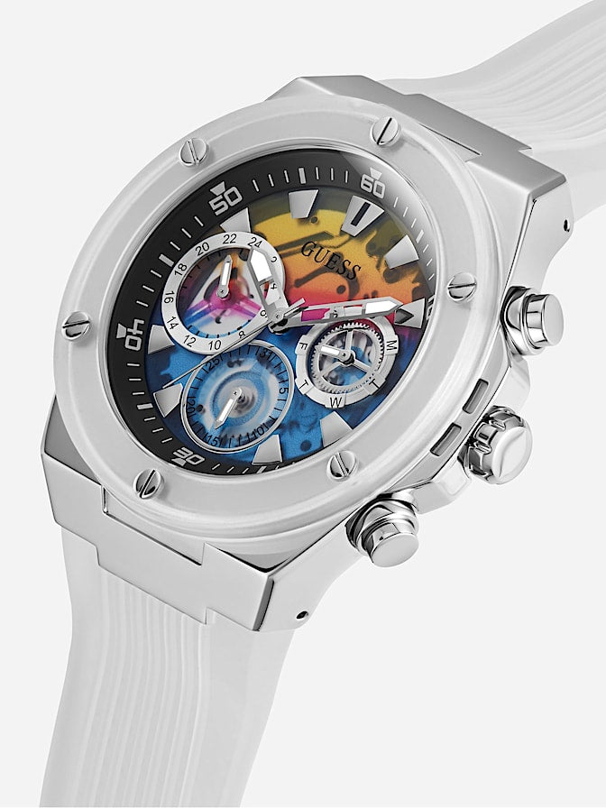 Multi-function recycled nylon watch