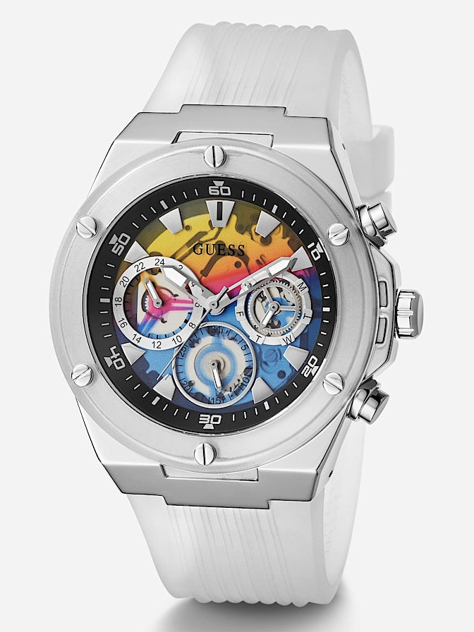 Multi-function recycled nylon watch