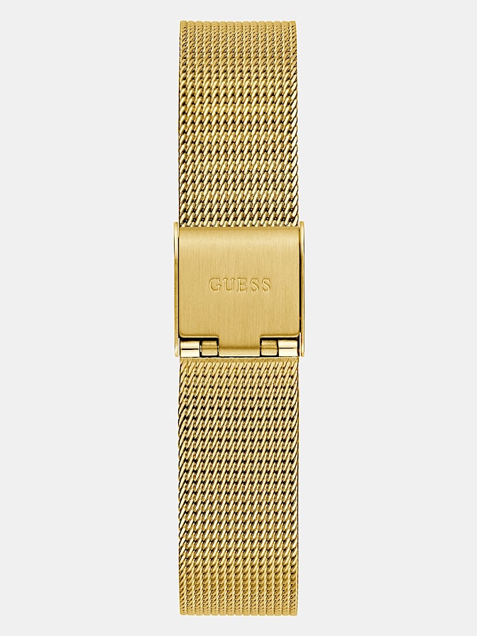 Stainless steel analogue watch