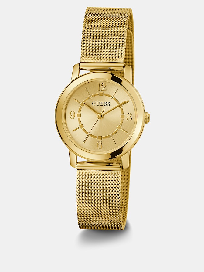 Stainless steel analogue watch