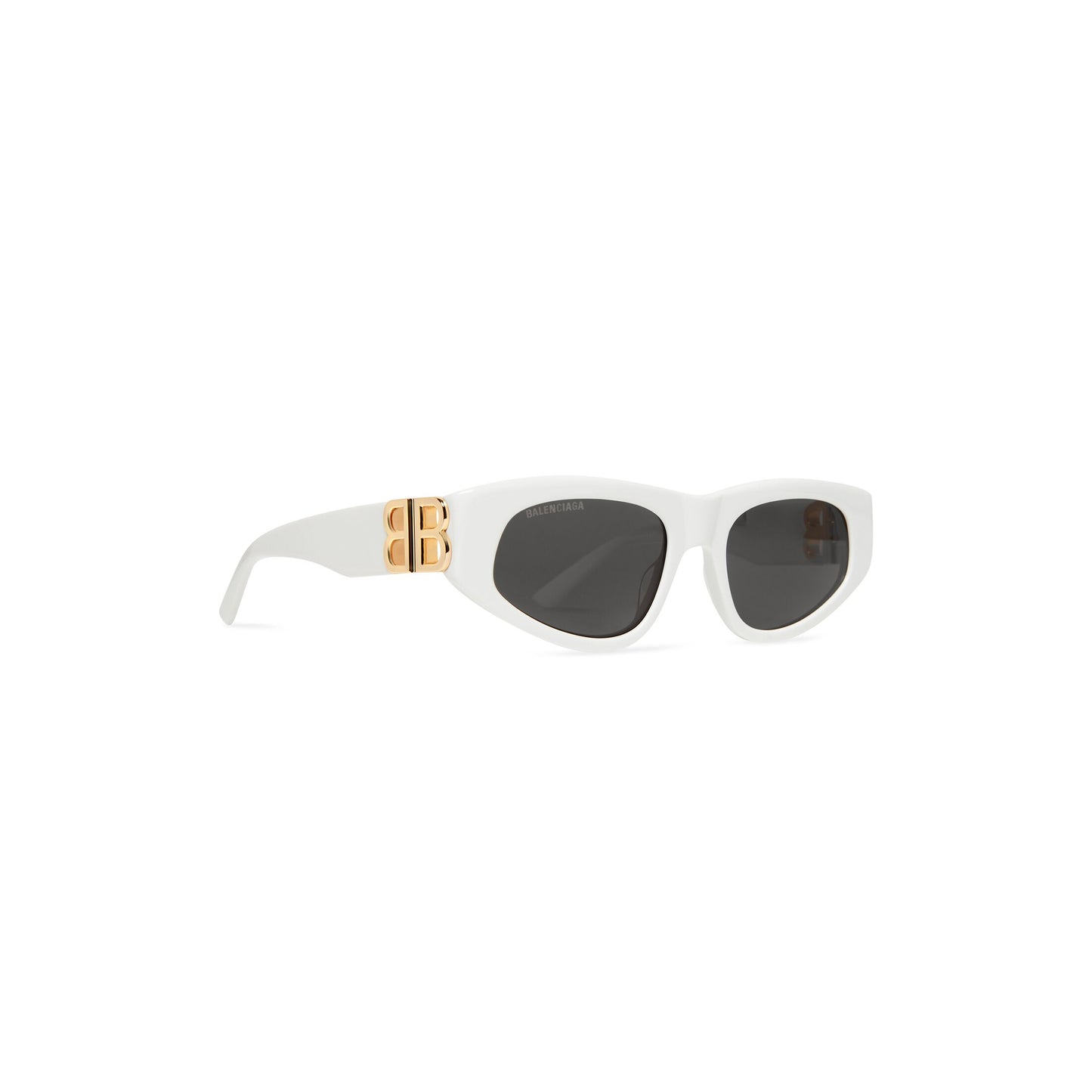 WOMEN'S DYNASTY D-FRAME SUNGLASSES IN WHITE