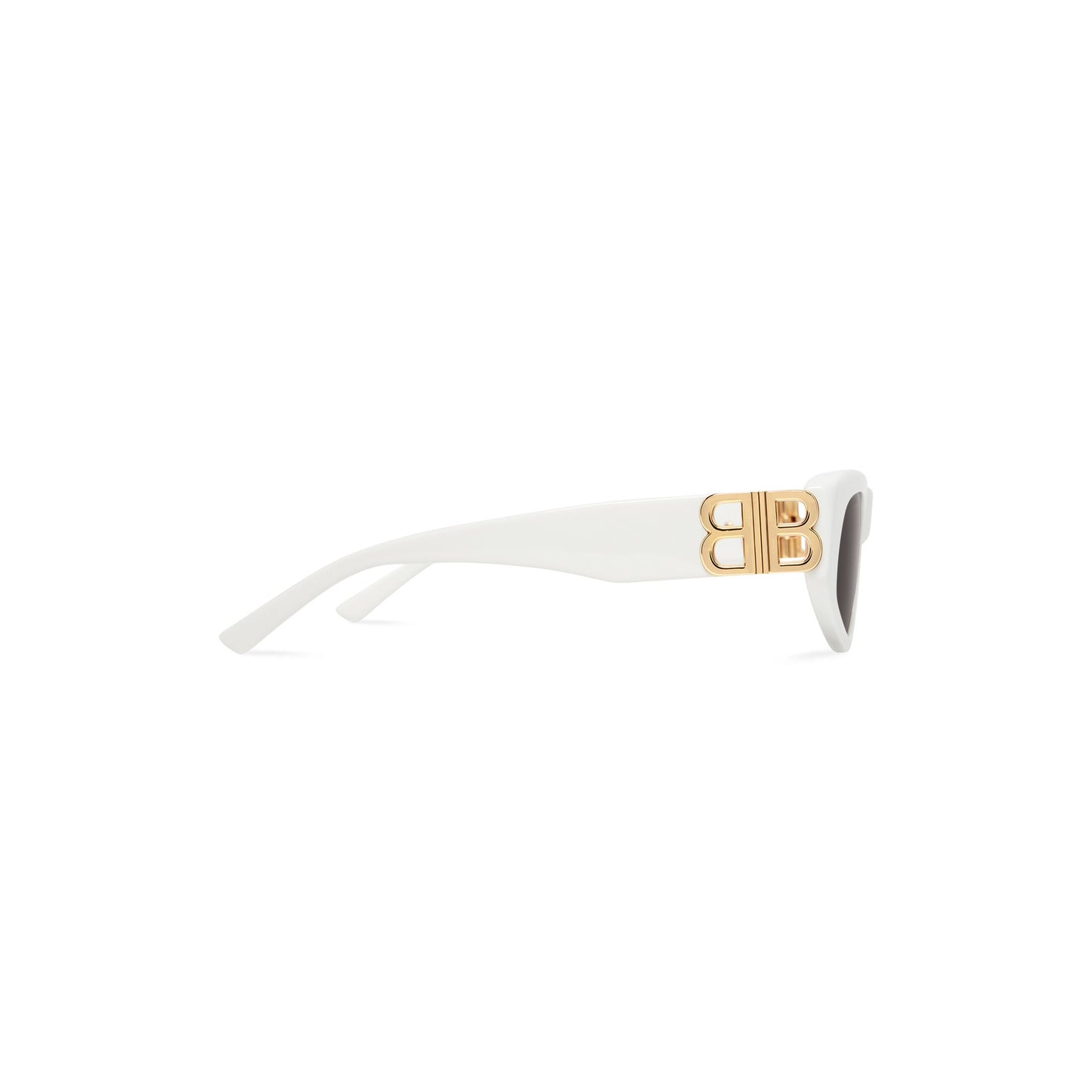 WOMEN'S DYNASTY D-FRAME SUNGLASSES IN WHITE