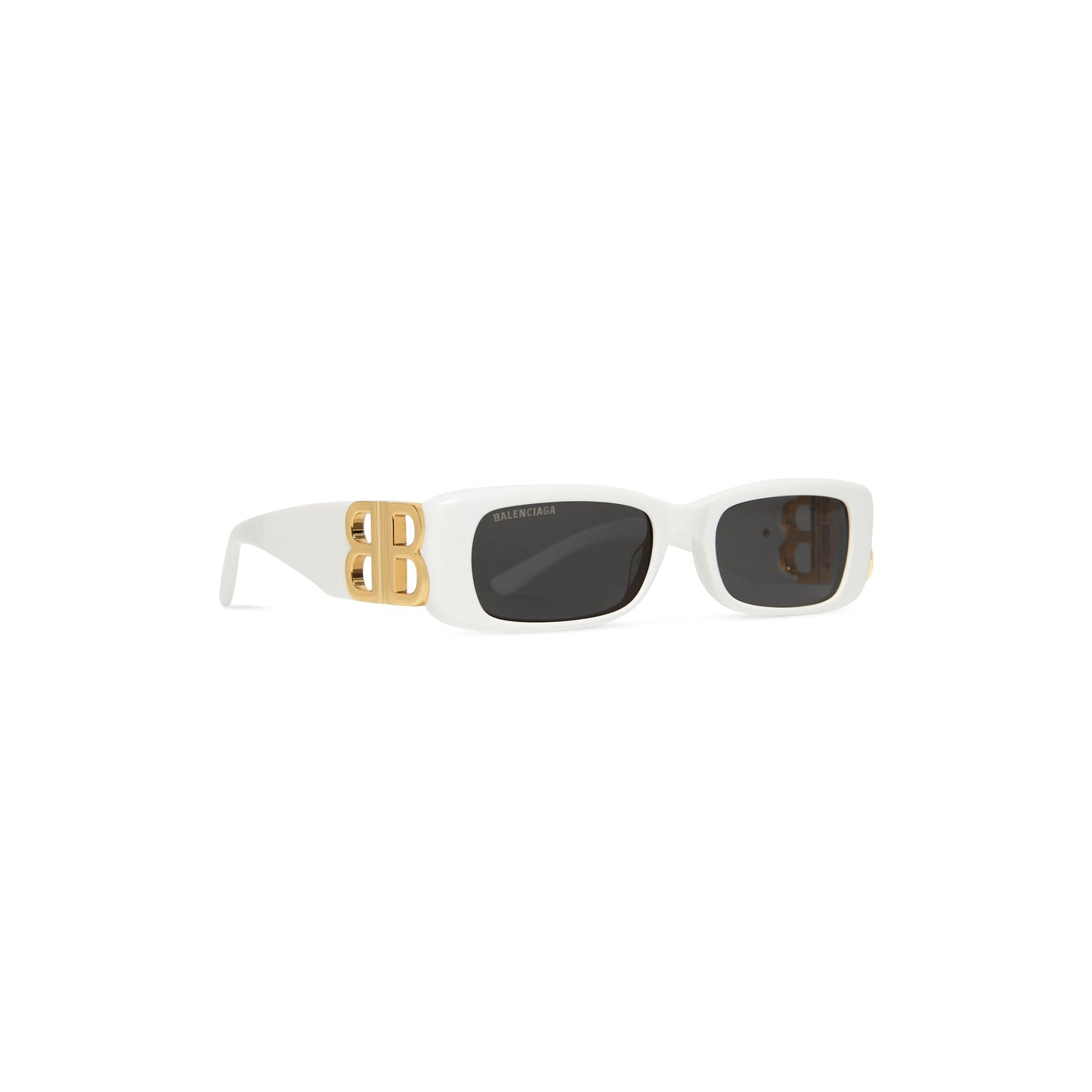 WOMEN'S DYNASTY RECTANGLE SUNGLASSES IN WHITE