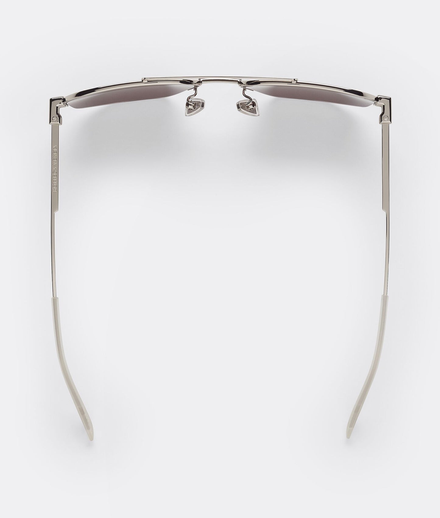 Bond Metal Half-Rim Aviator Sunglasses