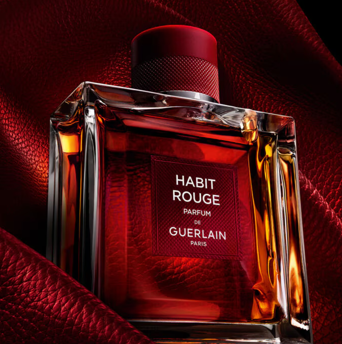 HABIT ROUGE DE GUERLAIN PARIS - PARFUM