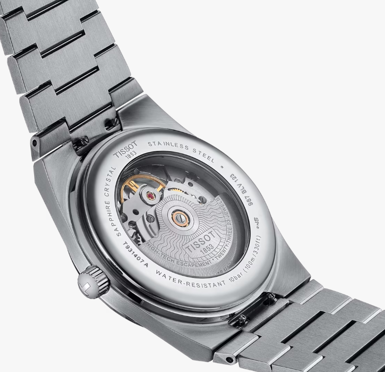 TISSOT PRX POWERMATIC 80 STEEL & 18K GOLD BEZEL