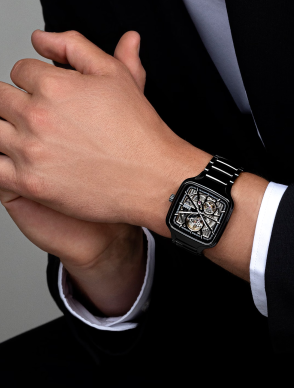 True Square Automatic Open Heart