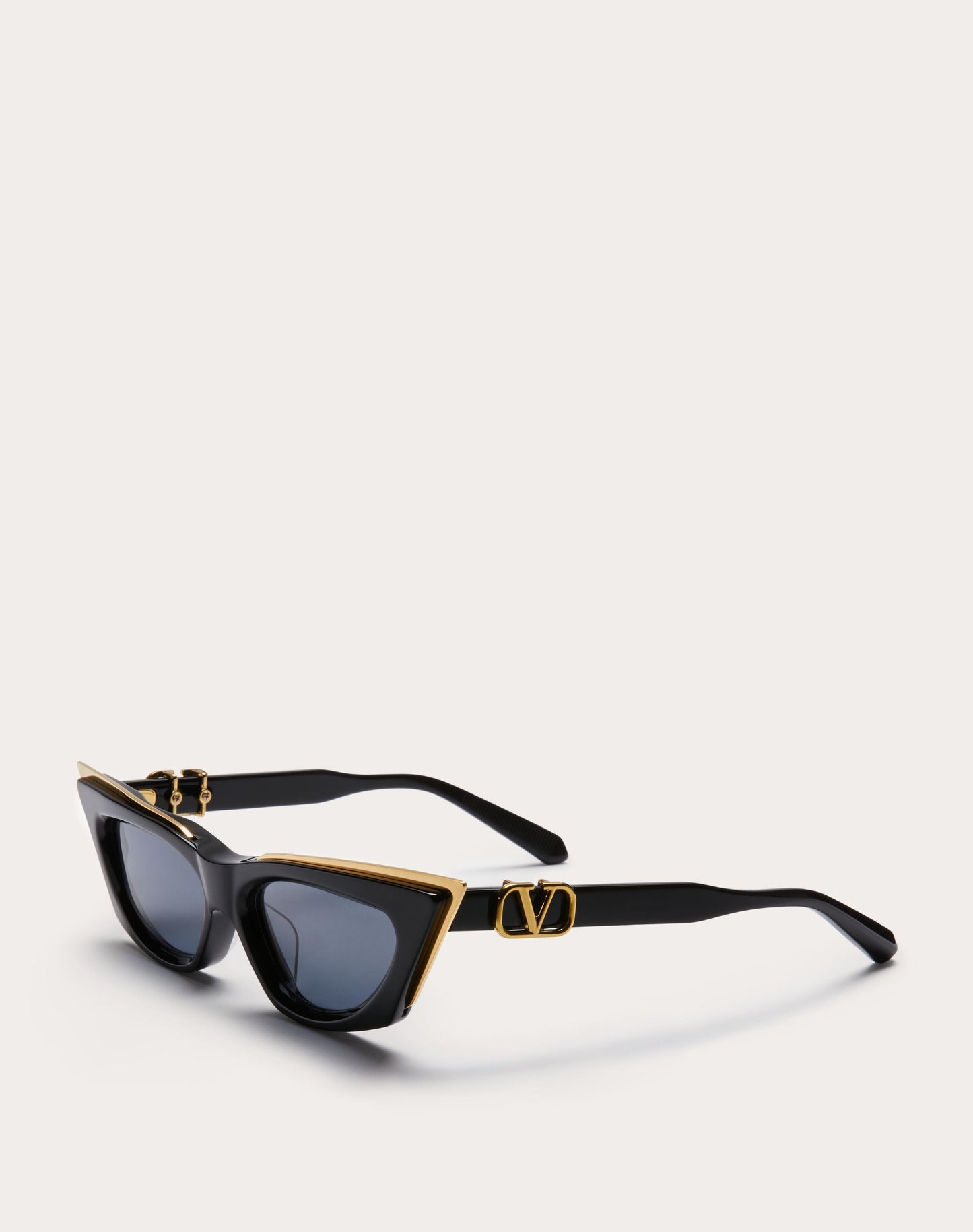 V - GOLDCUT I Sculpted thickset Acetate frame with titanium insert