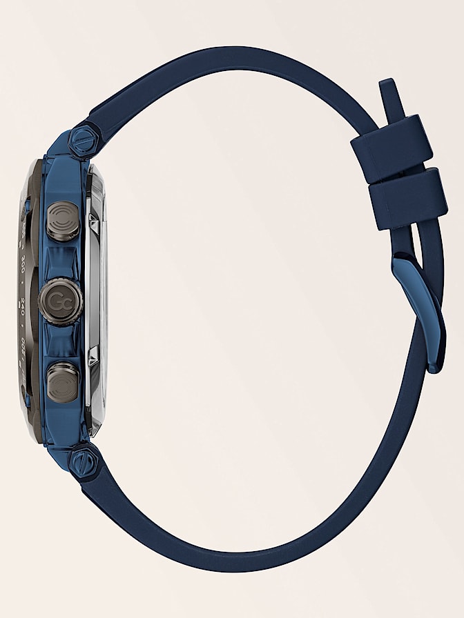 Gc steel chronograph watch