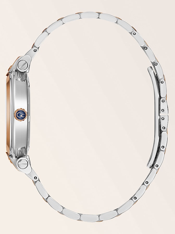 Gc steel analogue watch