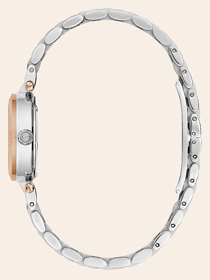 Gc steel analogue watch