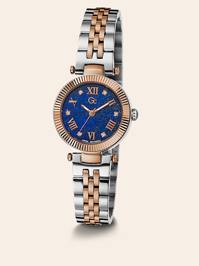Gc steel analogue watch