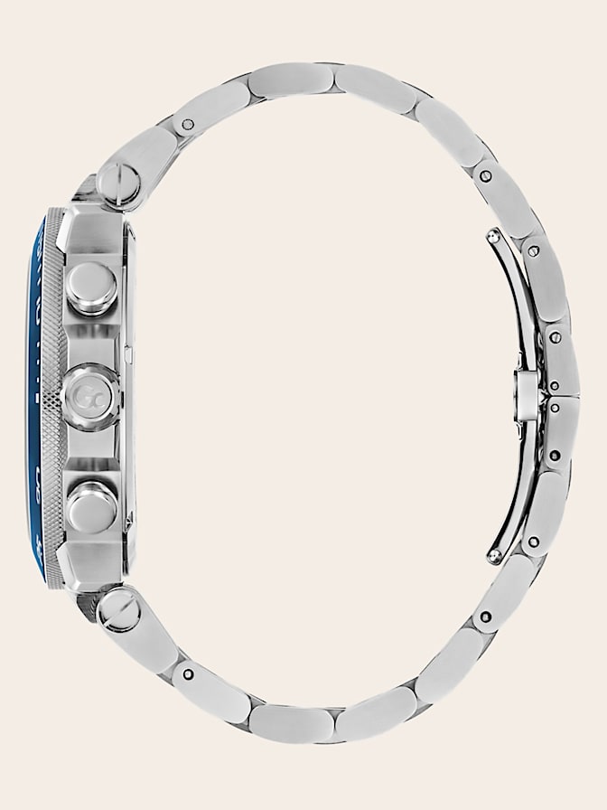 Gc steel chronograph watch