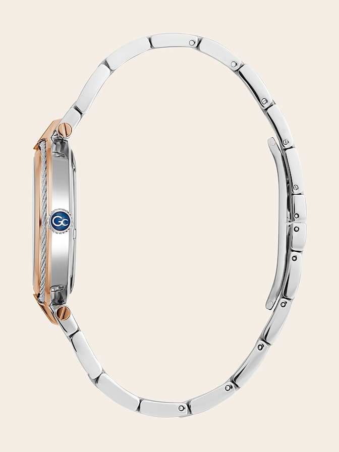 Gc steel analogue watch