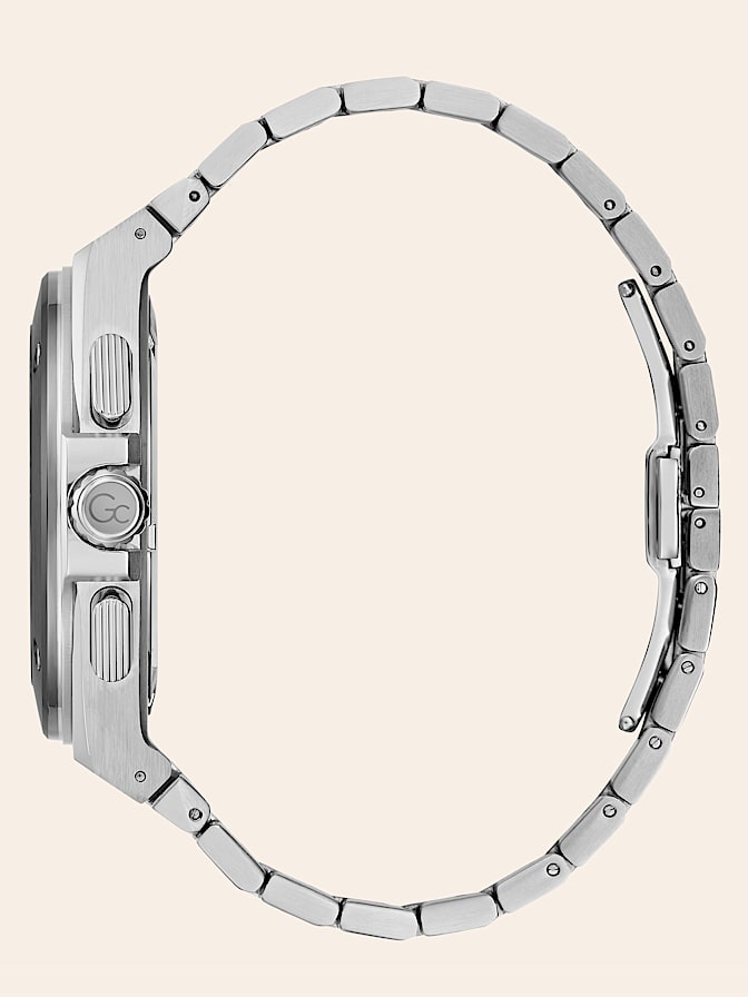 Gc steel chronograph watch