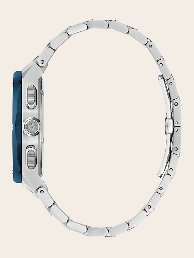 Gc steel chronograph watch