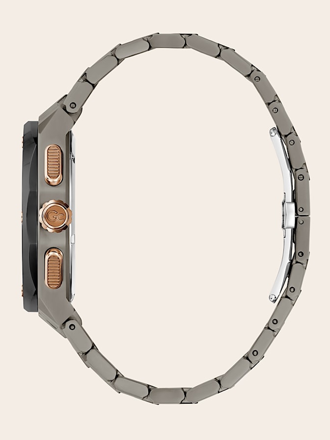 Gc steel chronograph watch