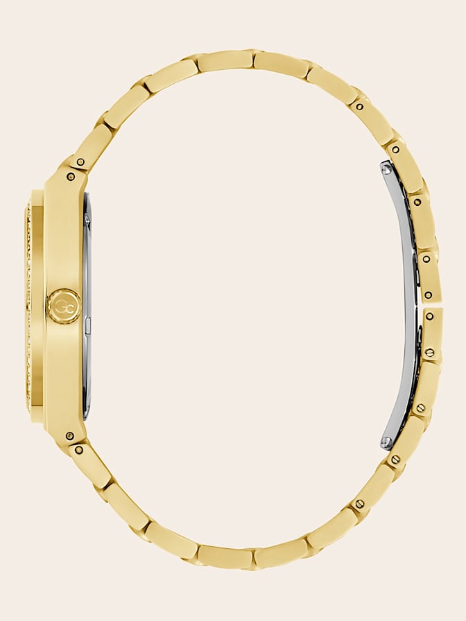 Gc steel analogue watch