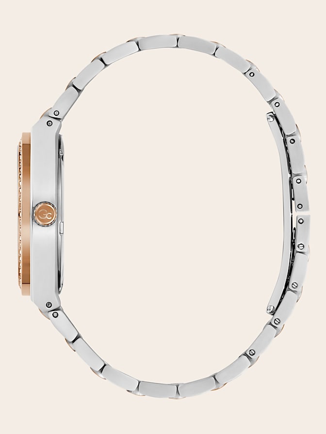 Gc steel analogue watch