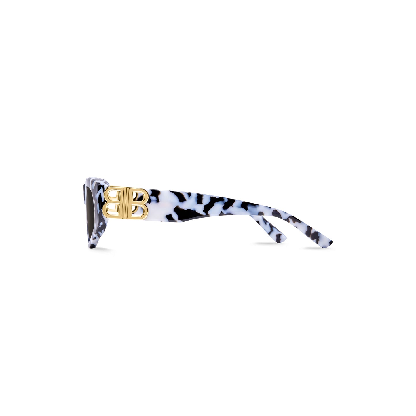 WOMEN'S DYNASTY D-FRAME SUNGLASSES IN WHITE