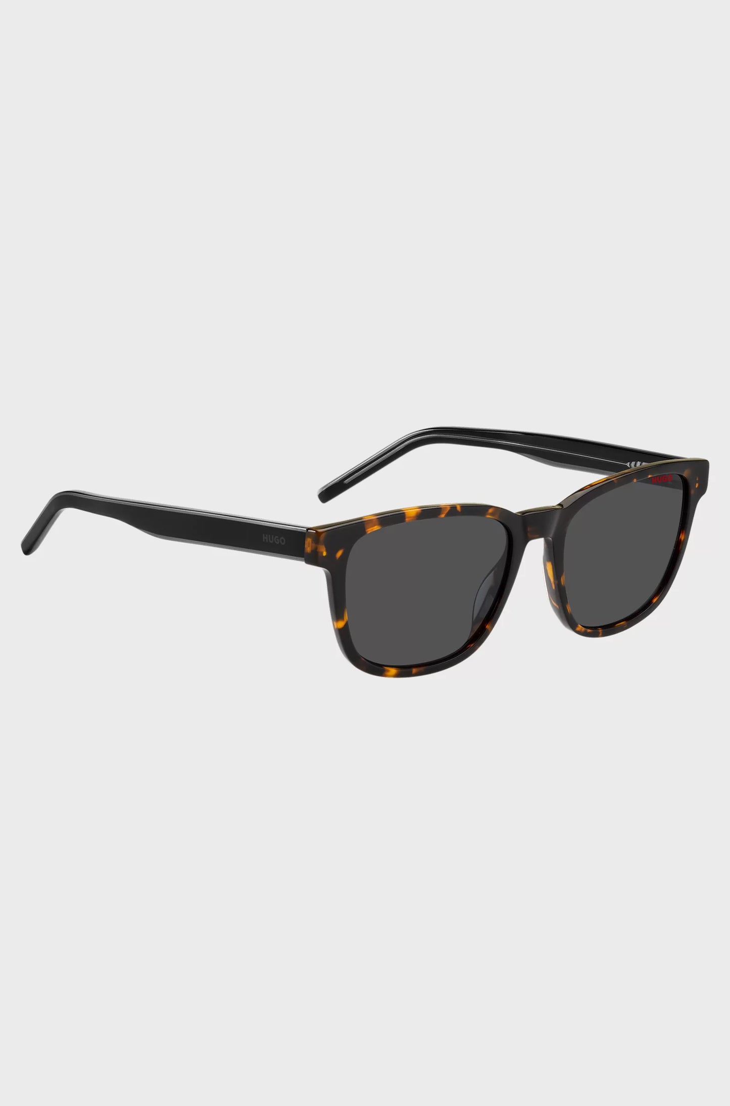 HORN-ACETATE SUNGLASSES WITH BRANDED TEMPLES