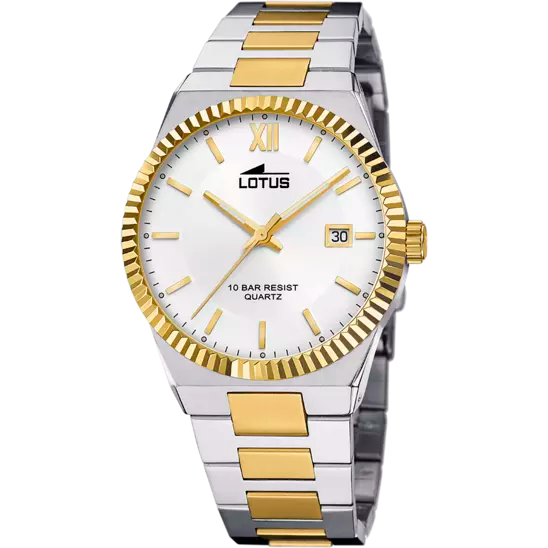 LOTUS MEN'S SILVER STAINLESS STEEL WATCH BRACELET 18836/1