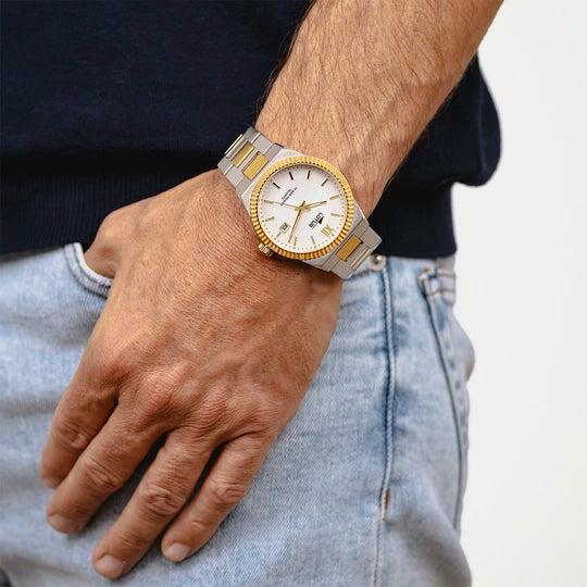 LOTUS MEN'S SILVER STAINLESS STEEL WATCH BRACELET 18836/1