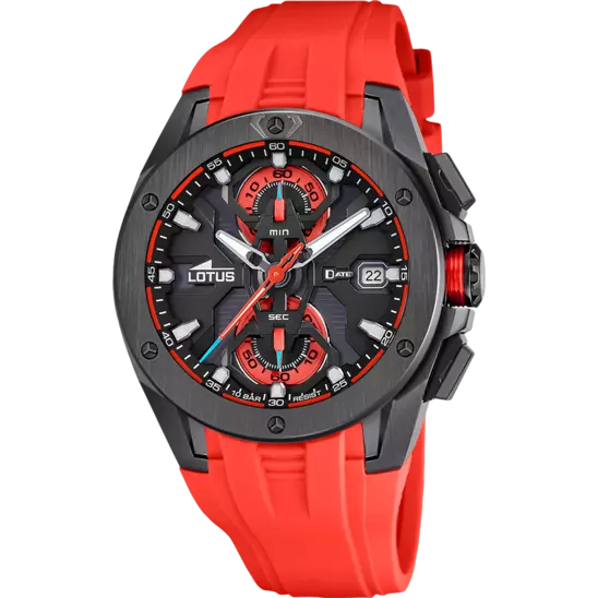 LOTUS MEN'S BLACK WATCH 18943/5