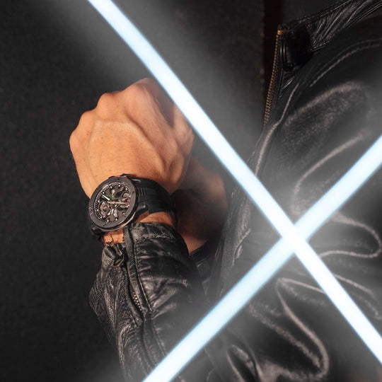 LOTUS MEN'S BLACK WATCH 18943/6