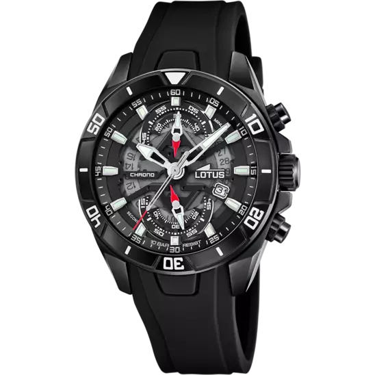 LOTUS MEN'S BLACK WATCH 18945/6