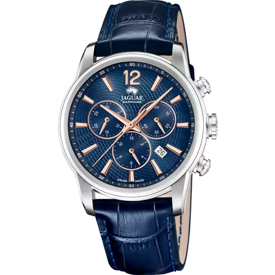 BLUE MEN'S WATCH JAGUAR ACAMAR CHRONOGRAPHE J968/2