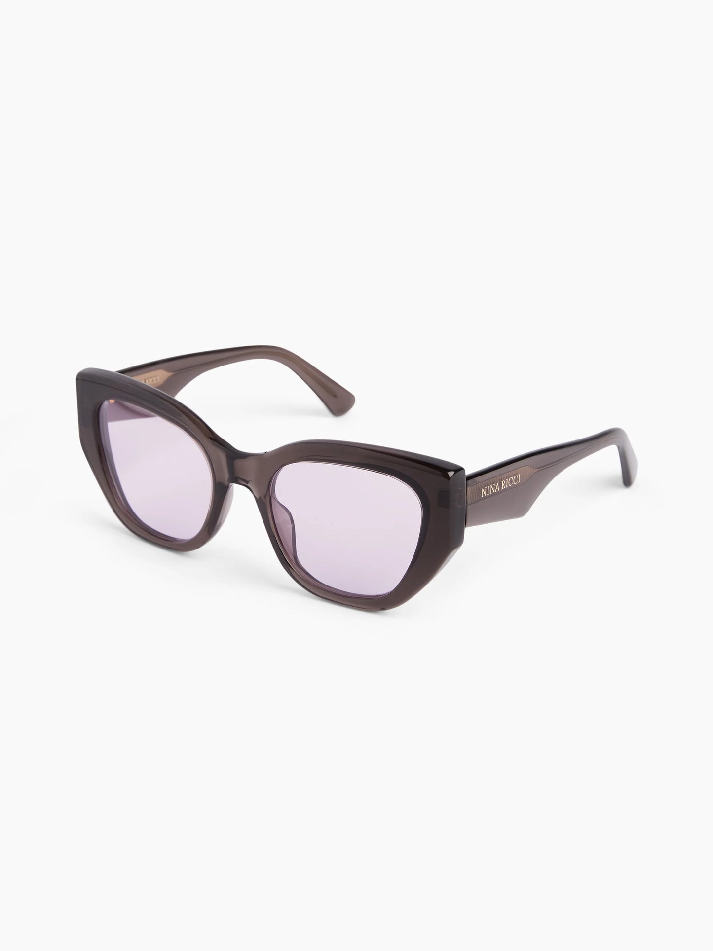 WAVES BUTTERFLY SHINY TRANSPARENT SUNGLASSES
