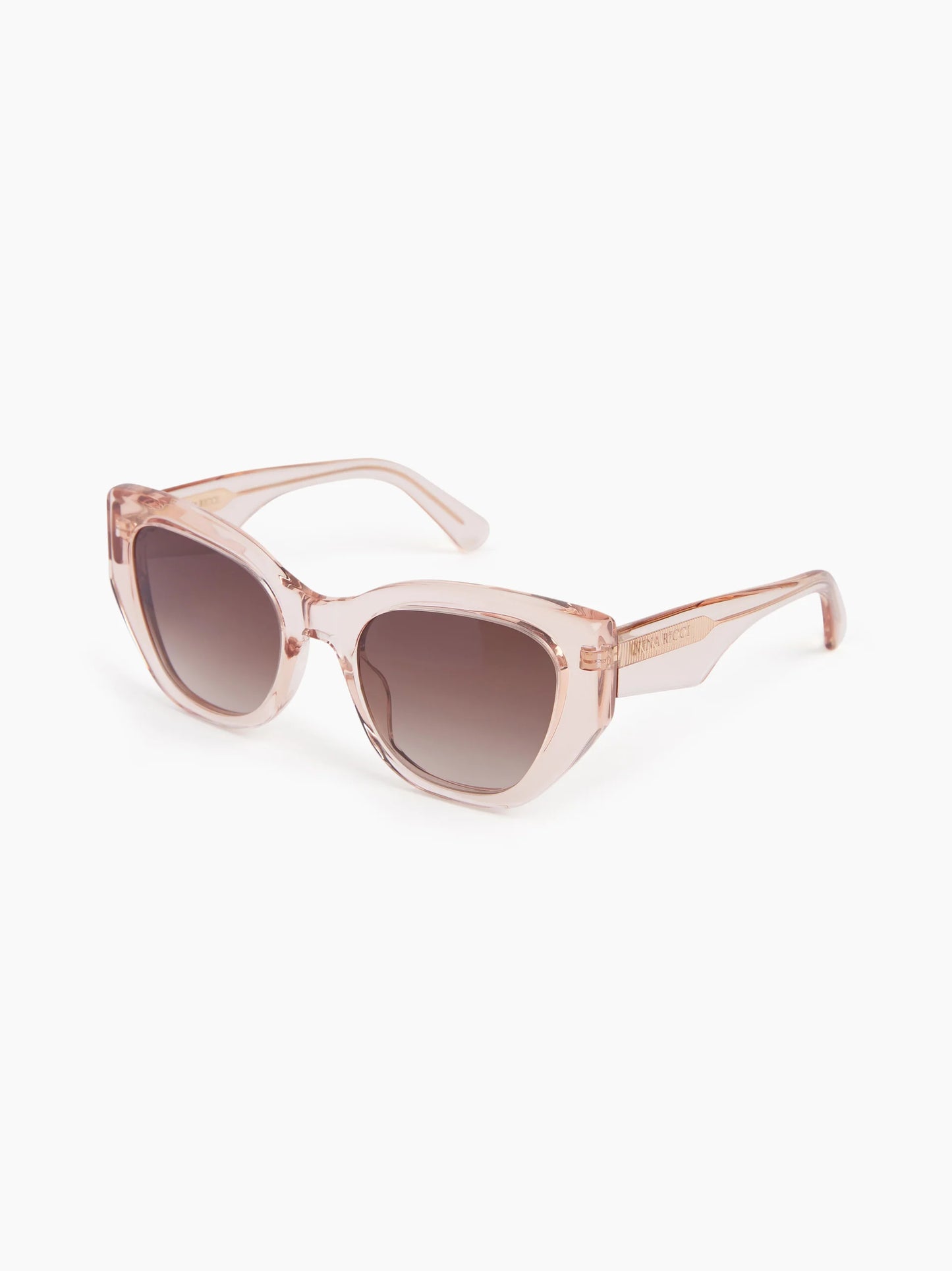 WAVES BUTTERFLY SHINY TRANSPARENT SUNGLASSES