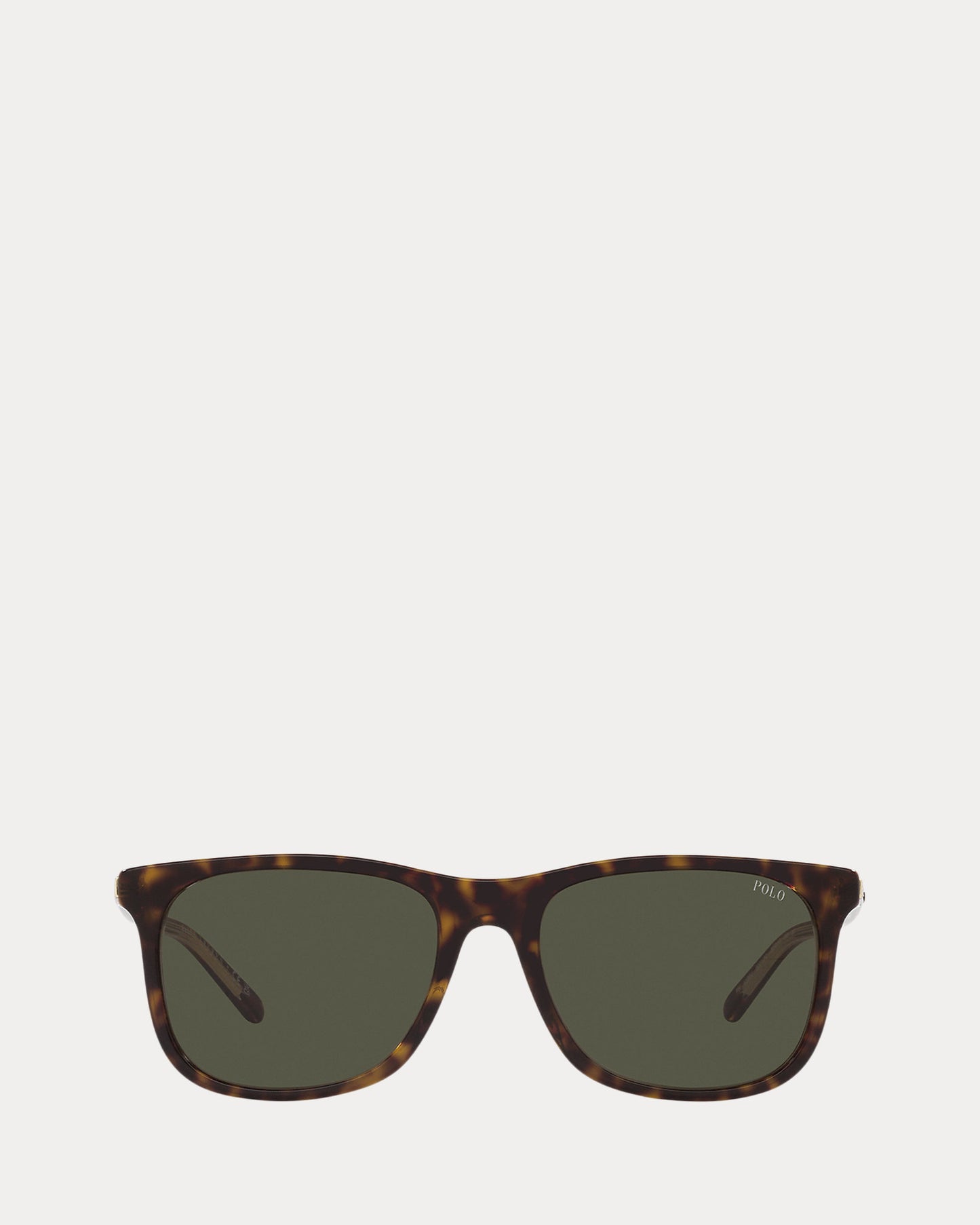 Engine-Turned Sunglasses (Shiny Havana On Crystal)