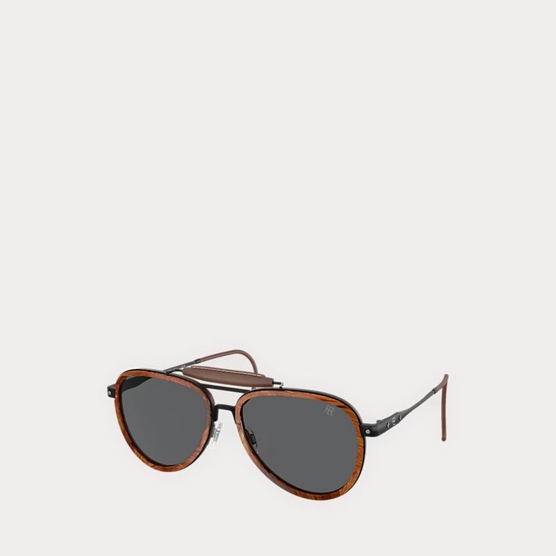 Automotive Pilot Sunglasses (Burled Wood)