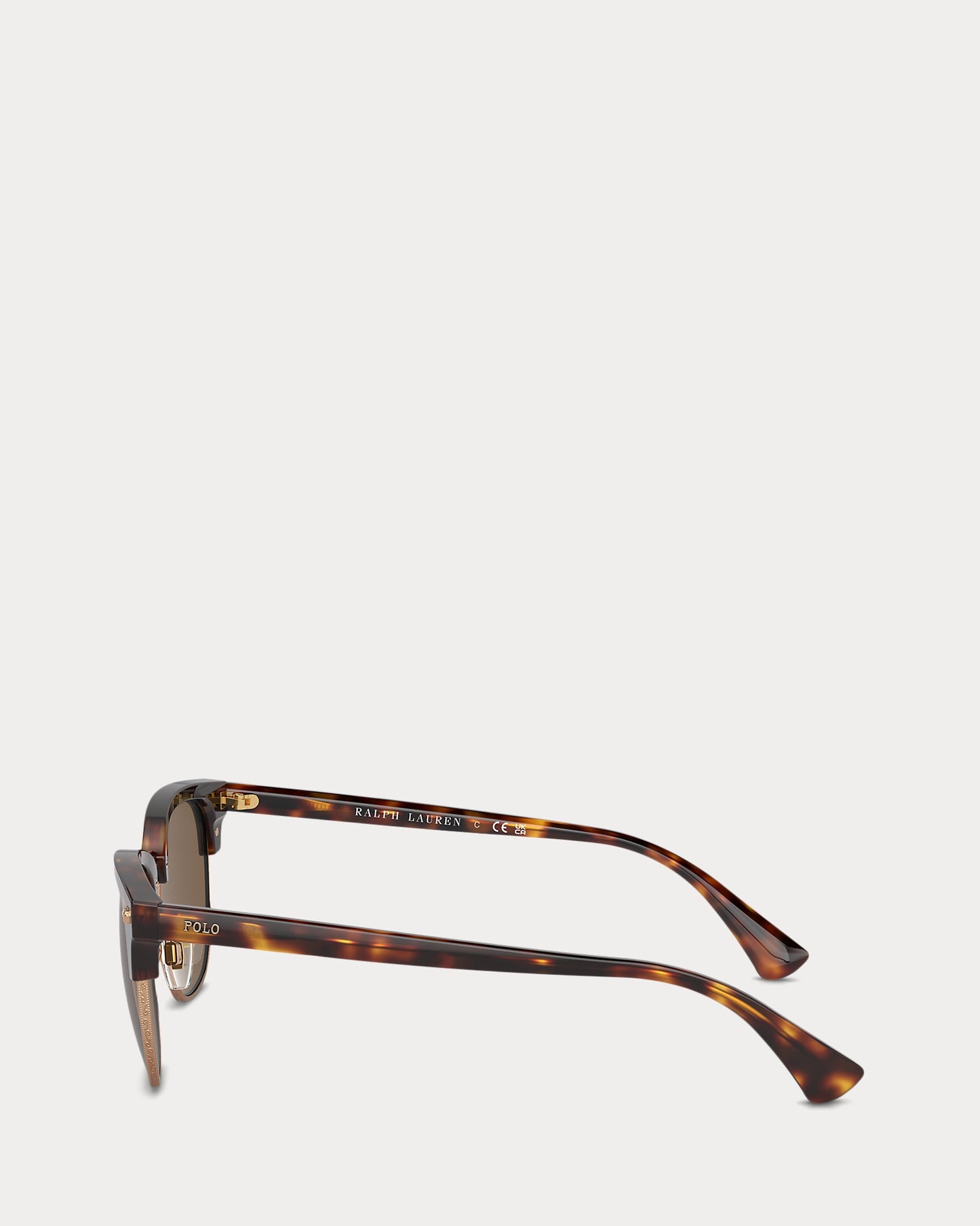 Heritage Pen-Pin Round Sunglasses (Shiny Brown Tortoise)