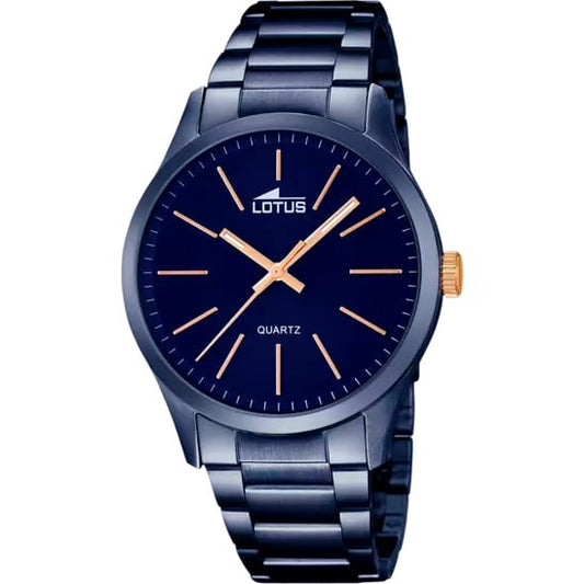 LOTUS MEN'S BLUE MINIMALIST STAINLESS STEEL WATCH BRACELET 18152/4