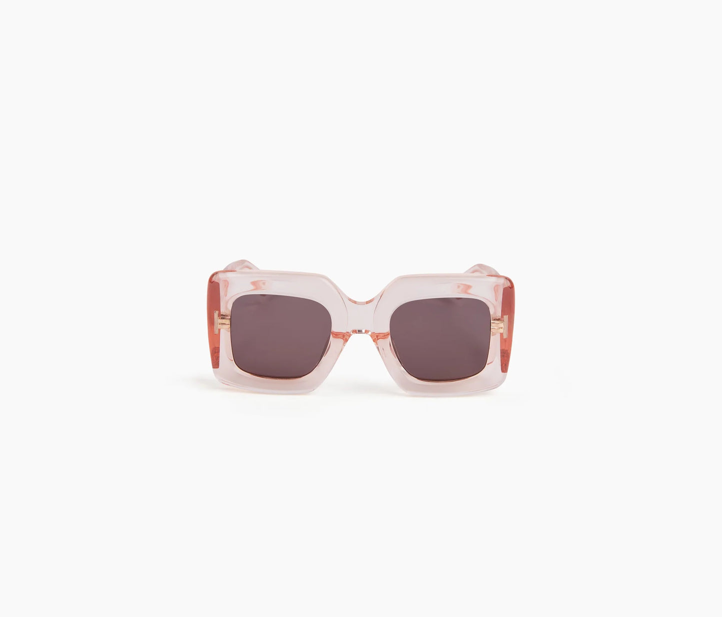 PRECIOUS SQUARE SHINY TRANSPARENT SUNGLASSES