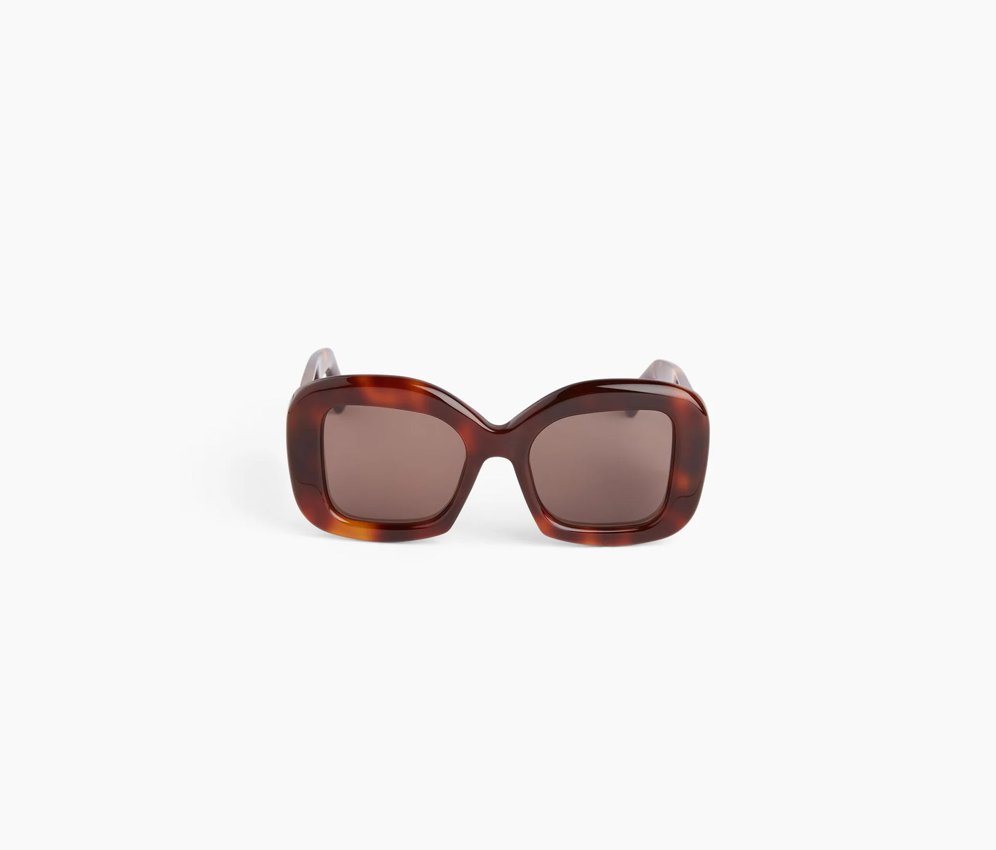 FULL MOON OVERSIZE SHINY HAVANA SUNGLASSES