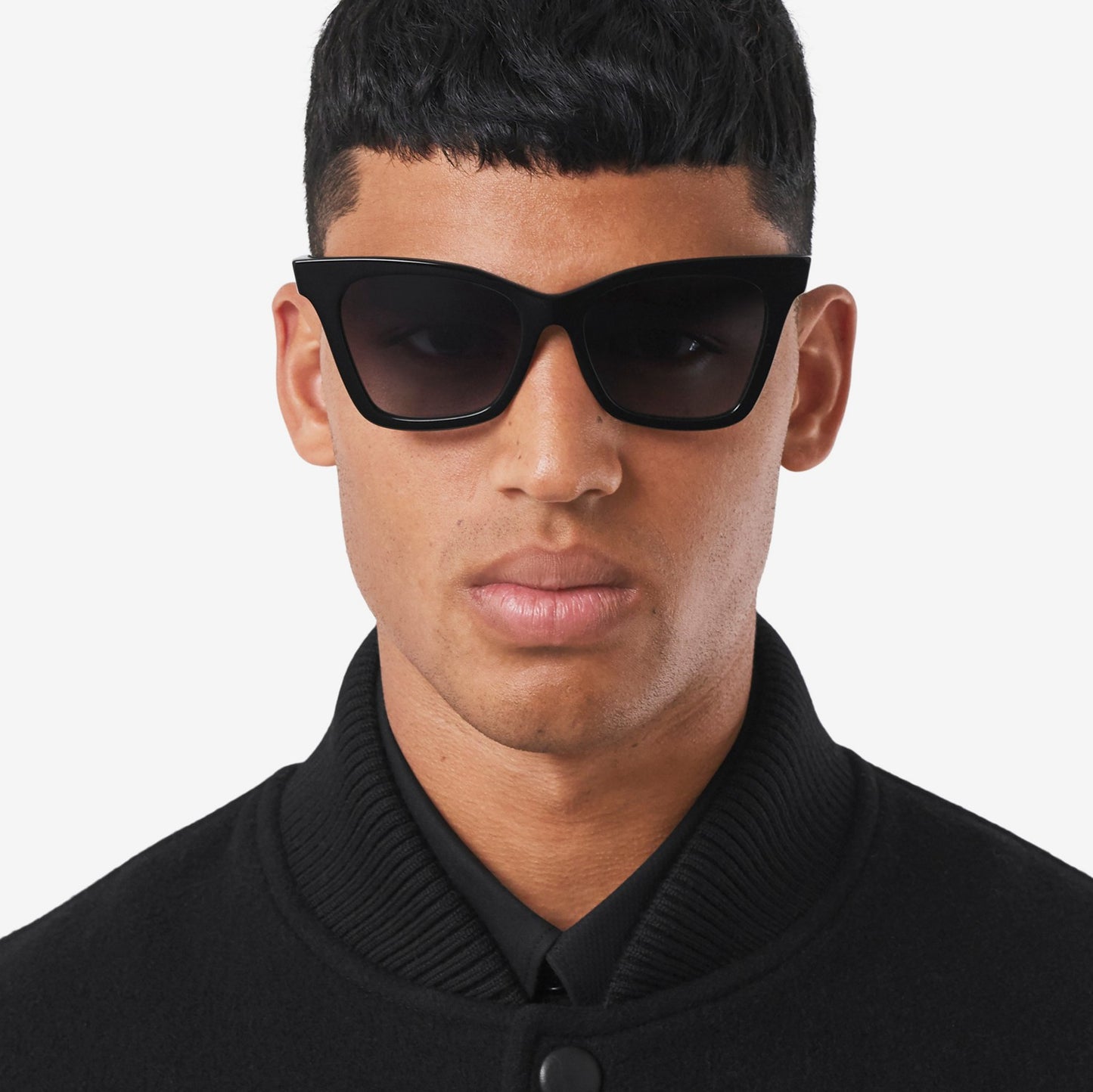 Square sunglasses with Check details